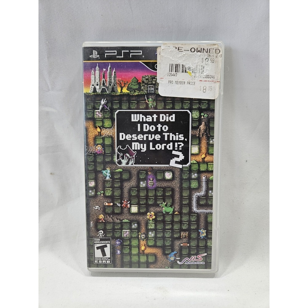 What Did I Do to Deserve This, My Lord 2 (Sony PSP, 2010) No Manual PlayStation
